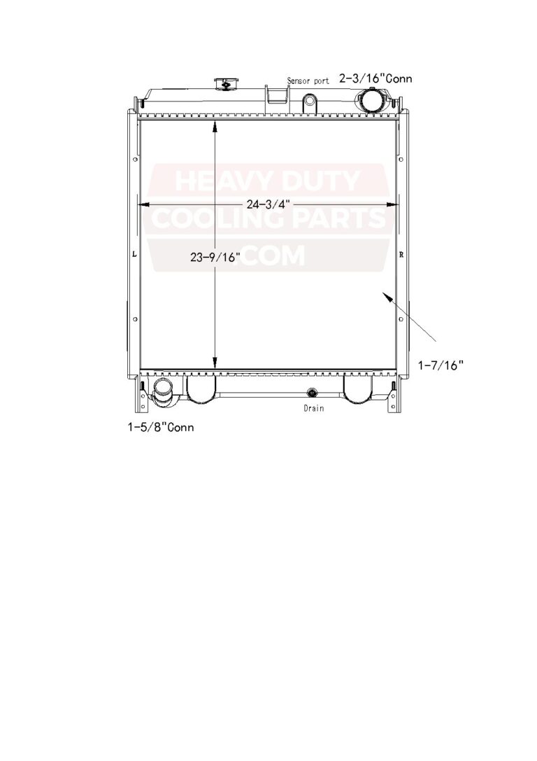Hino Radiator 5212R - Rocky Mount Radiator & A/C
